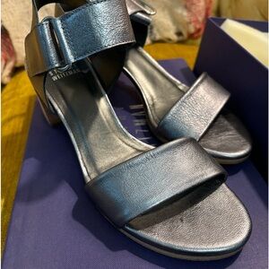 Stuart Weitzman heels Silver Grey.